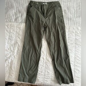 Women’s olive green pants LOFT